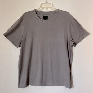 Men’s Gray Crewneck T-shirt Large